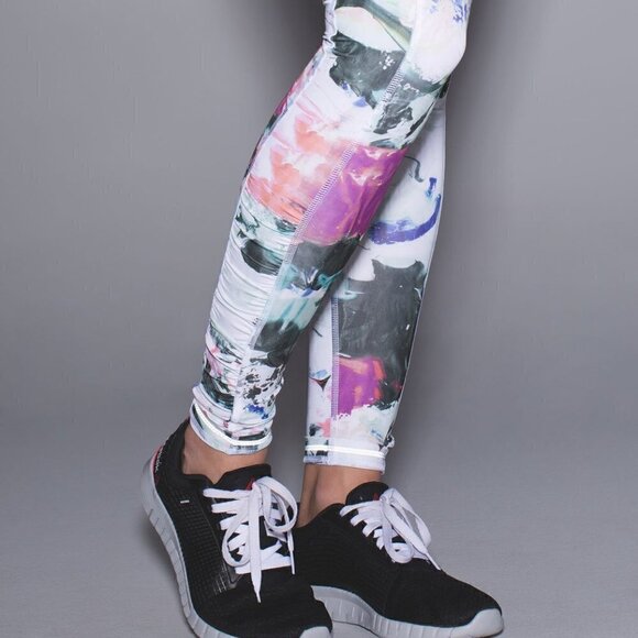 NWT Lululemon Speed Tight III *All Full-On Luxtreme Pigment Wave Multi Black Sz4 - Picture 14 of 14